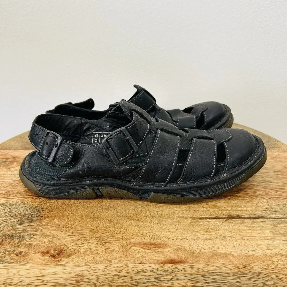 Vintage Y2K Dr. Martens Nick Sandal Men's Size 12 11687 Black Leather Fisherman